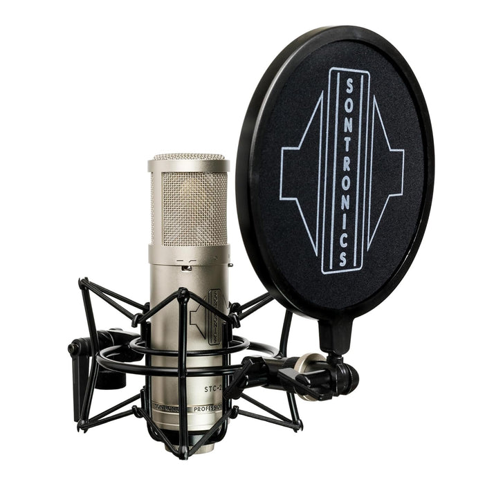 SONTRONICS STC-3X Professional 3-Pattern LDC XLR Studio Condenser Microphone
