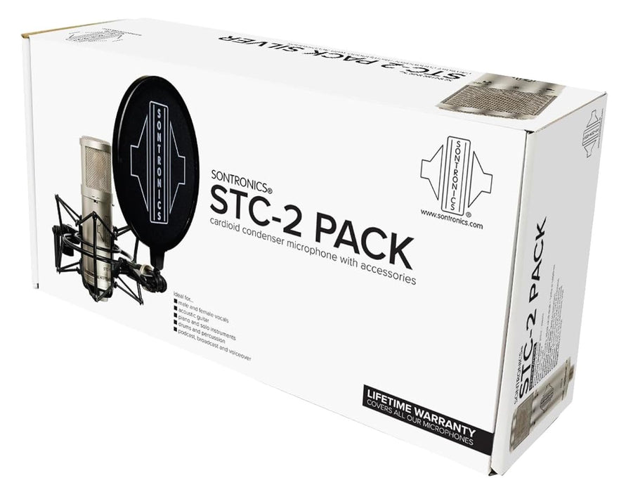 SONTRONICS STC-3X Professional 3-Pattern LDC XLR Studio Condenser Microphone