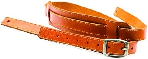 San Leandro Strap LB-144 Skinny Leather Guitar Strap, Tan