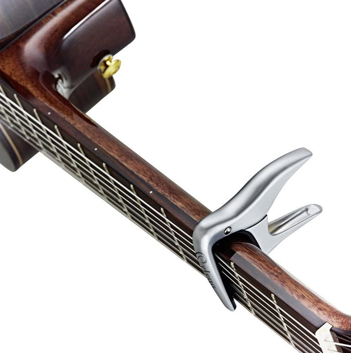 Ortega Guitars Capo-Quick Change Clamp-Classical Guitars w/Flat Fretboards (OCAPO-CR)