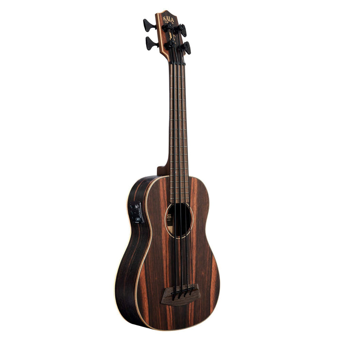 Kala Striped Ebony Fretted Acoustic-Electric U•BASS® (UBASSEBYFS2006)