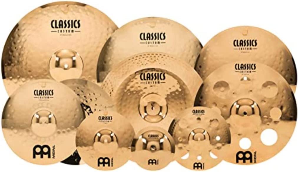 Meinl Cymbals CC4680-TRB Classics Custom Pack Triple Bonus Cymbal Box Set with FREE 8" Bell, FREE 10" Splash and FREE 12" Trash Splash (VIDEO)