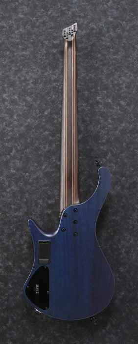 Ibanez EHB Ergonomic Headless Bass 5-String 24 Frets Electric Guitar (Right-Hand, Pacific Blue Burst Flat)