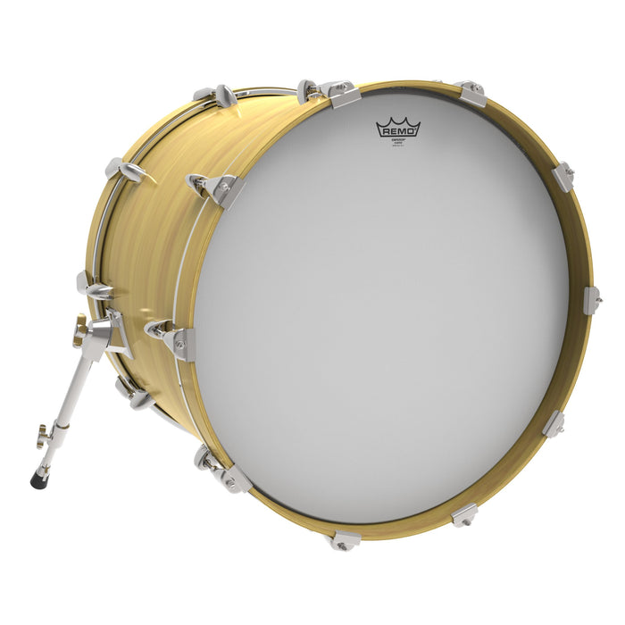 Remo BB-1318-00 18-Inch Emperor Bass Drum Head, Clear