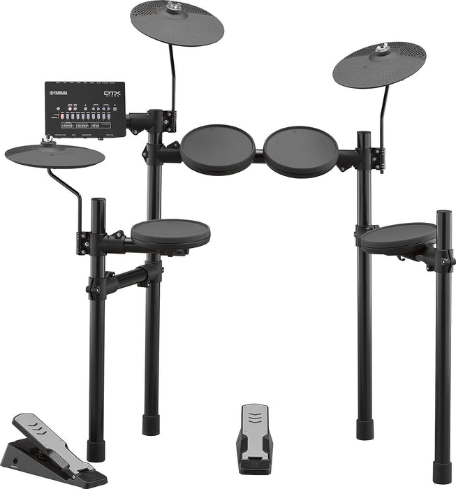 Yamaha Customizable Electronic Drum Kit with Silent Kick Pedal (DTX402K)