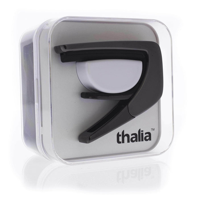 Thalia Capo Deluxe Series Black Chrome with White Pearl Waves Inlay (TH-CB201-01)