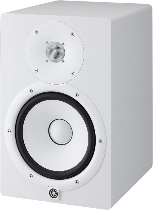 YAMAHA HS8 8-Inch Powered Studio Monitor (White, 2-Pack) Bundle (2 Items)