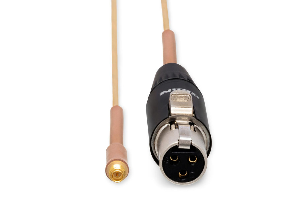 Hosa CABLE-BG-2SH Mogan Cable, Beige, Shure, 2.0 mm OD