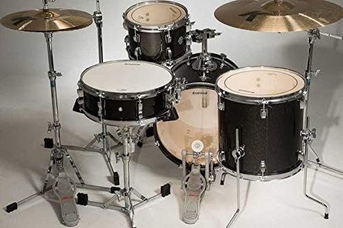 Ludwig LC2797 Breakbeats by Questlove 4-Piece Drum Set Shell Pack with Riser, Silver Sparkle