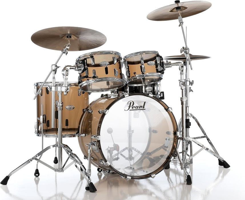 Pearl Set Shell Pack w/22"x16" Bass Drum, 16"x15" Floor, 12"x8" and 10"x7" Toms, Liquid Smoke (CRB524P/C755)