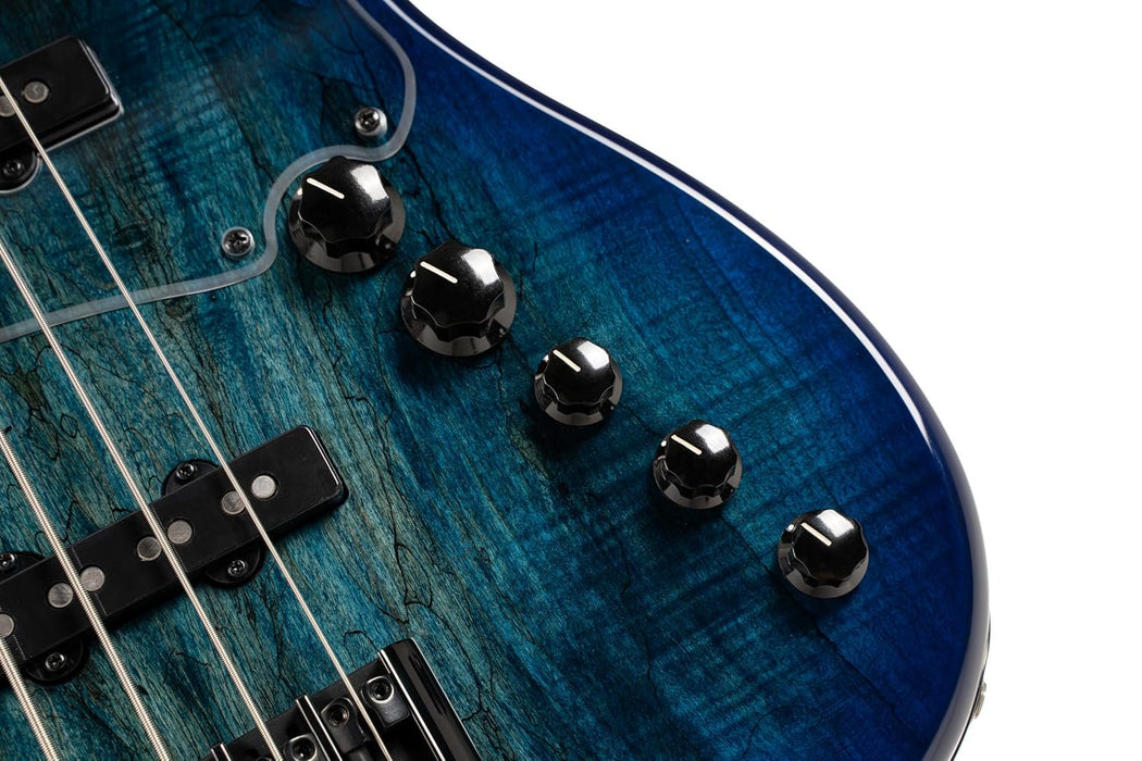 Cort GBFUSION4BB GB Series Fusion 4 Electric Bass Guitar Blue Burst