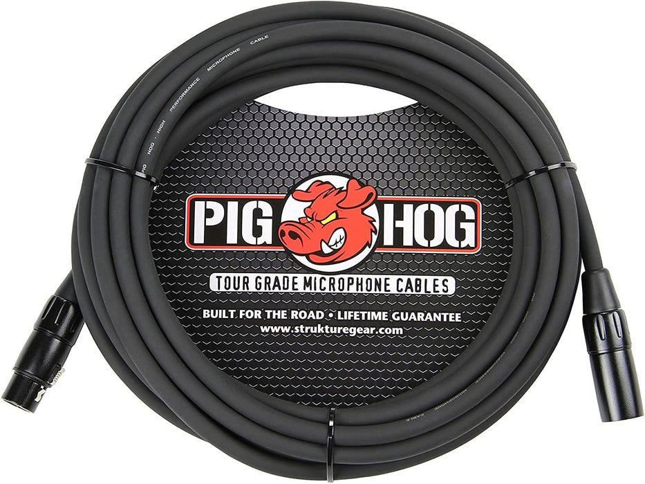 Pig Hog 25-Foot High Performance 8mm XLR Microphone Cable (PHM25)