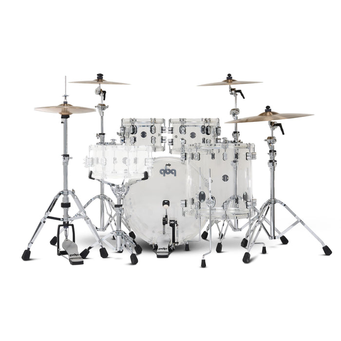 Concept Acrylic 4-Piece Kit Clear with Chrome Hardware