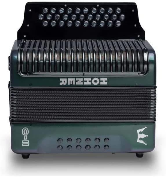 Hohner Corona C-II Accordion FBE Green to Gold (C-II GCF GrTG)