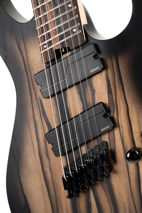 Cort KX507MS-NBB KX507MS 7-String Multi-Scale Guitar Pale Moon Ebony