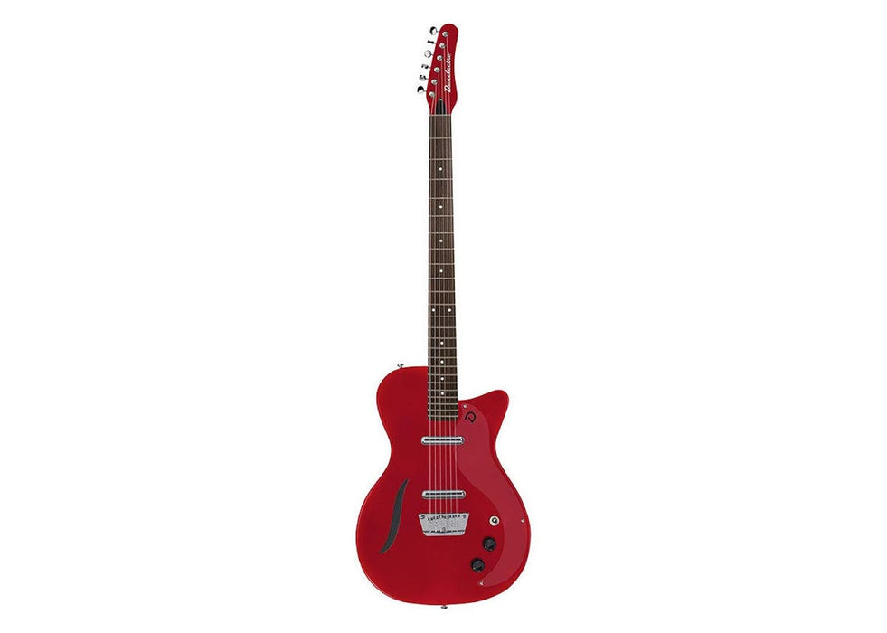 Danelectro Vintage Baritone Electric Guitar - Red Metallic