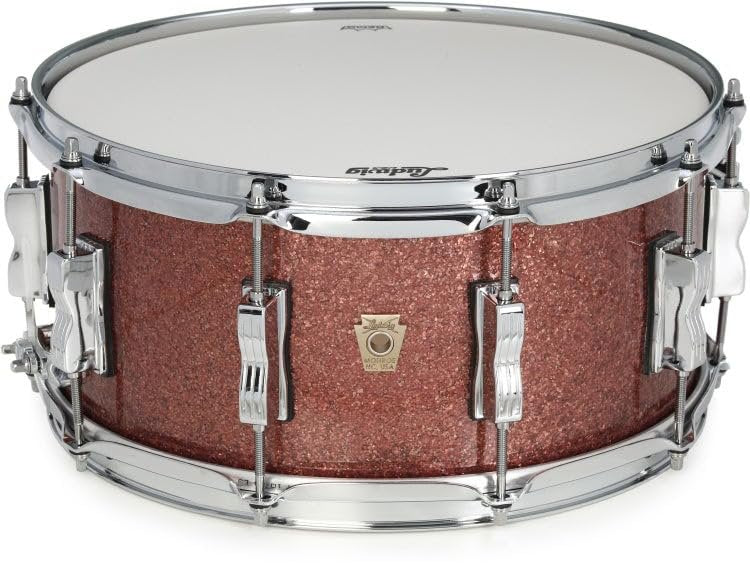 Ludwig Classic Maple Snare Drum - 6.5 inches x 14 inches, Hybrid Copper Sparkle