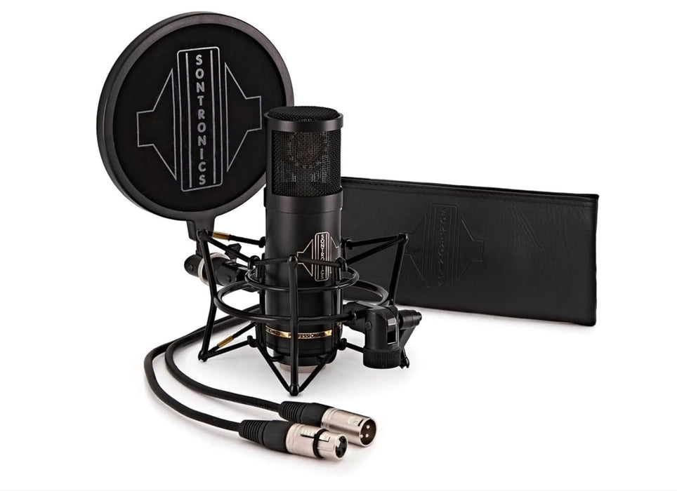 SONTRONICS STC-3X Professional 3-Pattern LDC XLR Studio Condenser Microphone