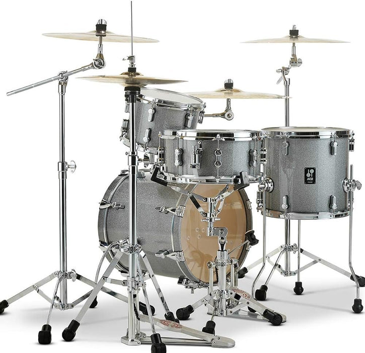 Sonor AQ2 4-Piece Shell Pack - Titanium Quartz Lacquer (AQ2-SAFARIWMCTQZ)