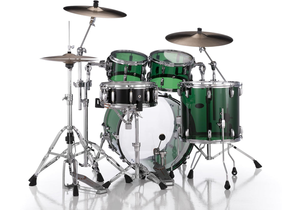 Pearl Crystal Beat 4-Piece Shell Pack w/ 22" Bass Drum - Emerald Glass (CRB524P/C754)