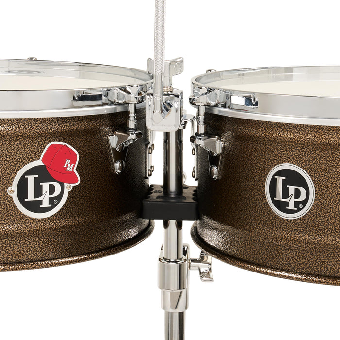 Latin Percussion Pedrito Signature Timbales - 14" & 15" Dark Mocha Steel Drum Set