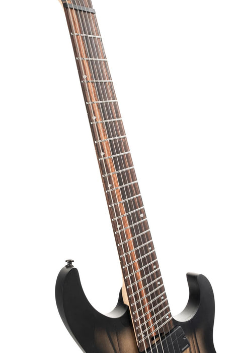 Cort KX507MS-NBB KX507MS 7-String Multi-Scale Guitar Pale Moon Ebony