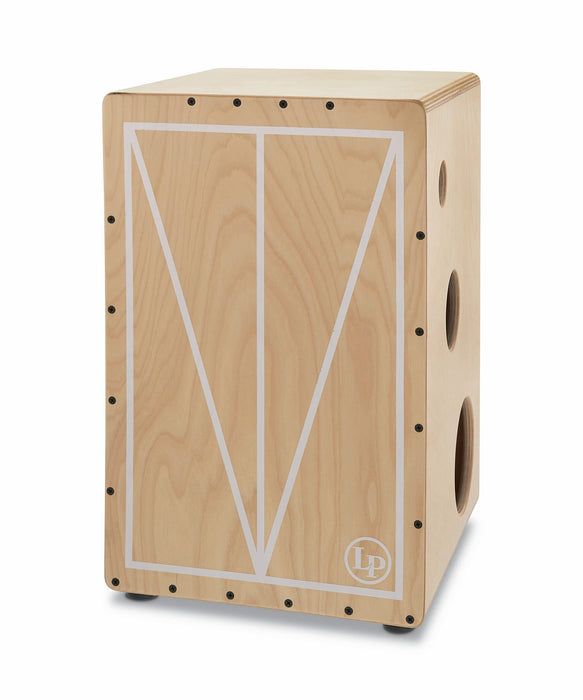 Latin Percussion Mona Tavakoli Signature MT Box Cajon, Natural, 18" x 11 3/4" x 12” (LP14431)