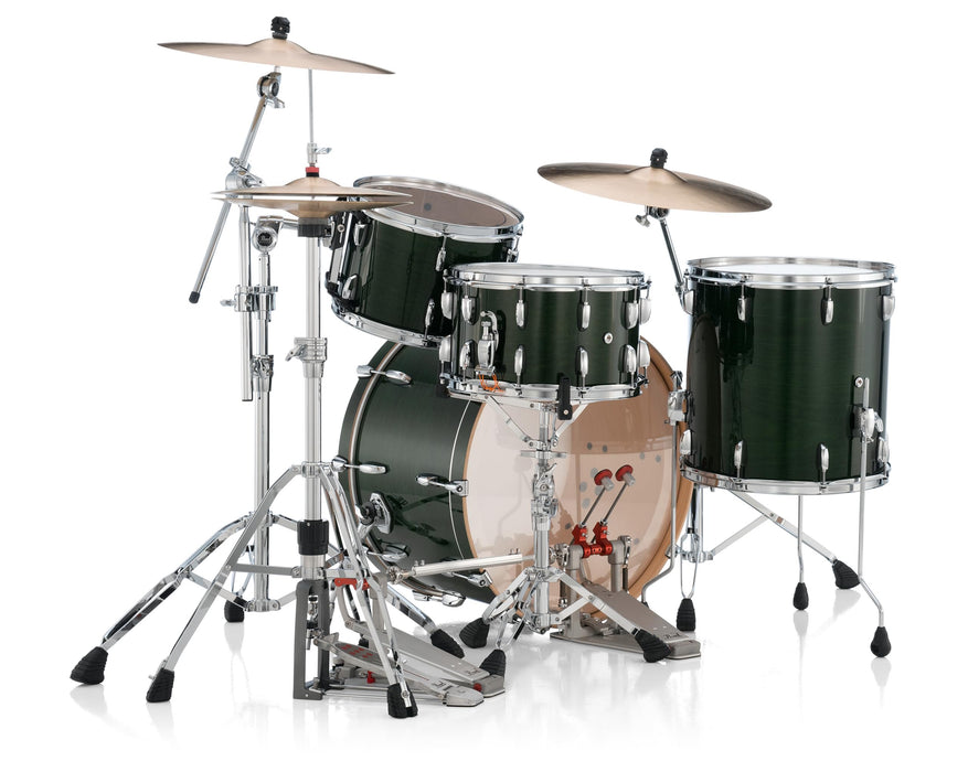 Pearl PMX Professional Series 3-Piece Drum Shell Pack 24/16/13 with Optimount - Emerald Mist