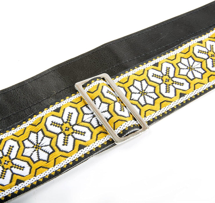 D'Andrea Ace Vintage Reissue Guitar Strap - Rooftop - Replica of Guitar Strap used on John Lennon's Epiphone Casino at the "Rooftop" Concert in 1969