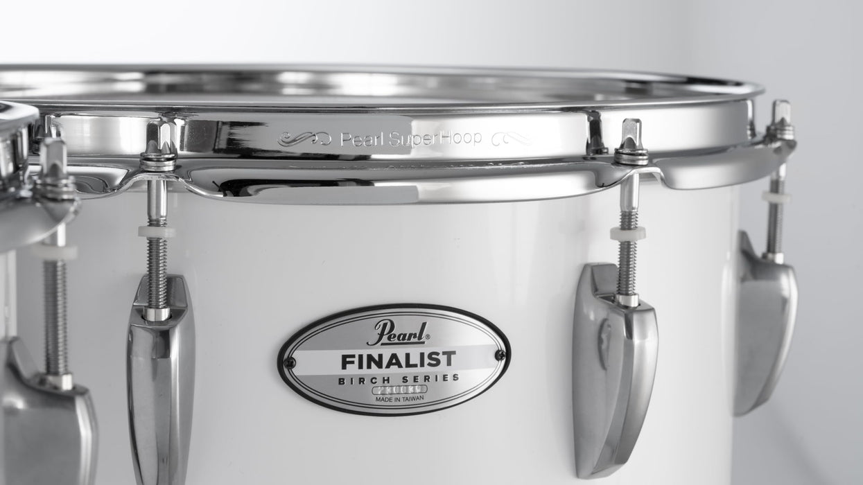 Pearl 10+12+13+14 Finalist Marching Tenor Set in #33 Pure White (FMTB0234/A33)