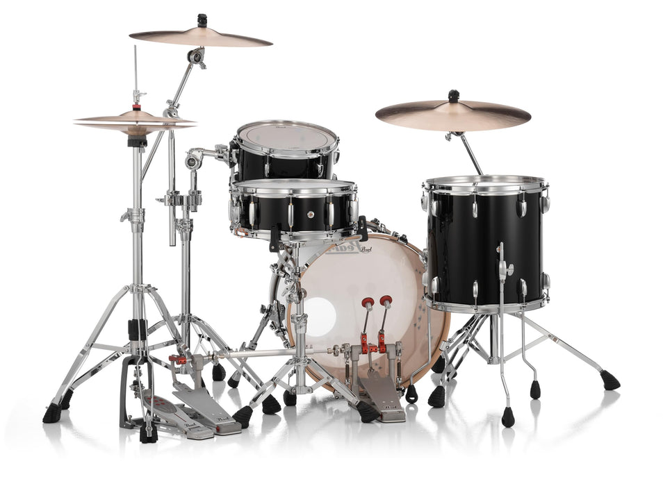 Pearl PMX Professional Series 3-Piece Drum Shell Pack 20/14/12 Piano Black