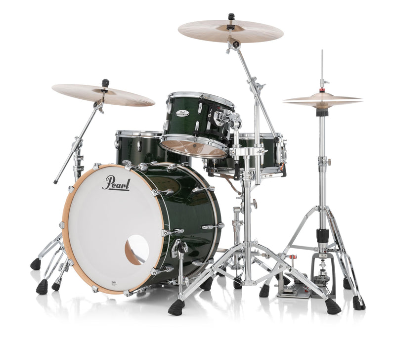 Pearl PMX Professional Series 3-Piece Drum Shell Pack - 22x16 Bass, 16x16 Tom, 12x8 Tom - Emerald Mist