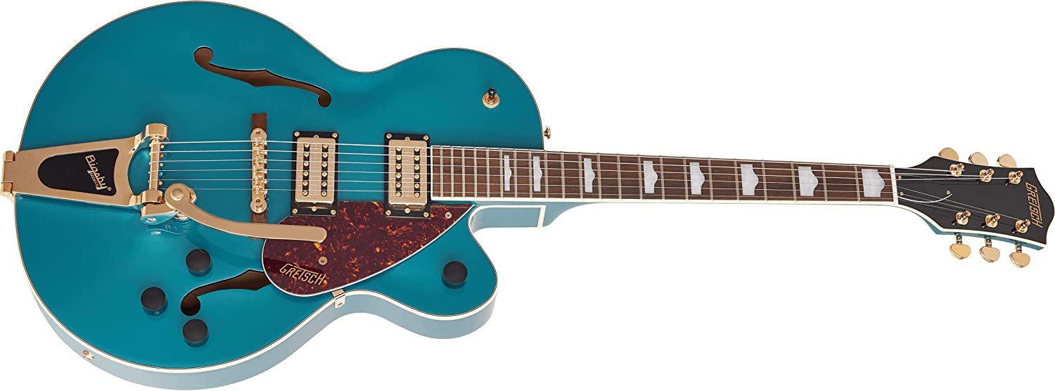 Gretsch G2410TG Streamliner Hollow Body Single-Cut Electric Guitar - Ocean Turquoise