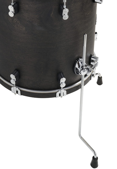 Pacific Drums & Percussion Set Concept Classic 3-Piece w/22 Kick Ebony Hoops Drum Shell Packs (PDCC2213EE)