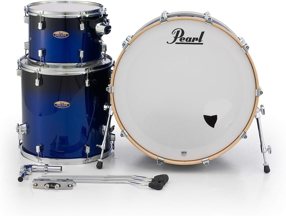 Pearl Decade Maple DMP943XP/C 3-piece Shell Pack - Gloss Kobalt Fade Lacquer