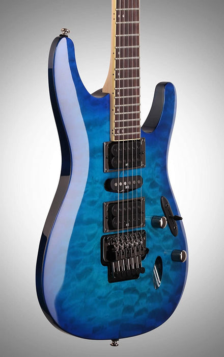 Ibanez S Series S670QM - Dragon Eye Burst