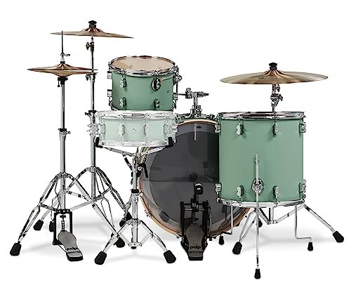 PDP Concept Maple Series 3-Piece Rock Shell Pack, Satin Seafoam (PDCM24RKSF)