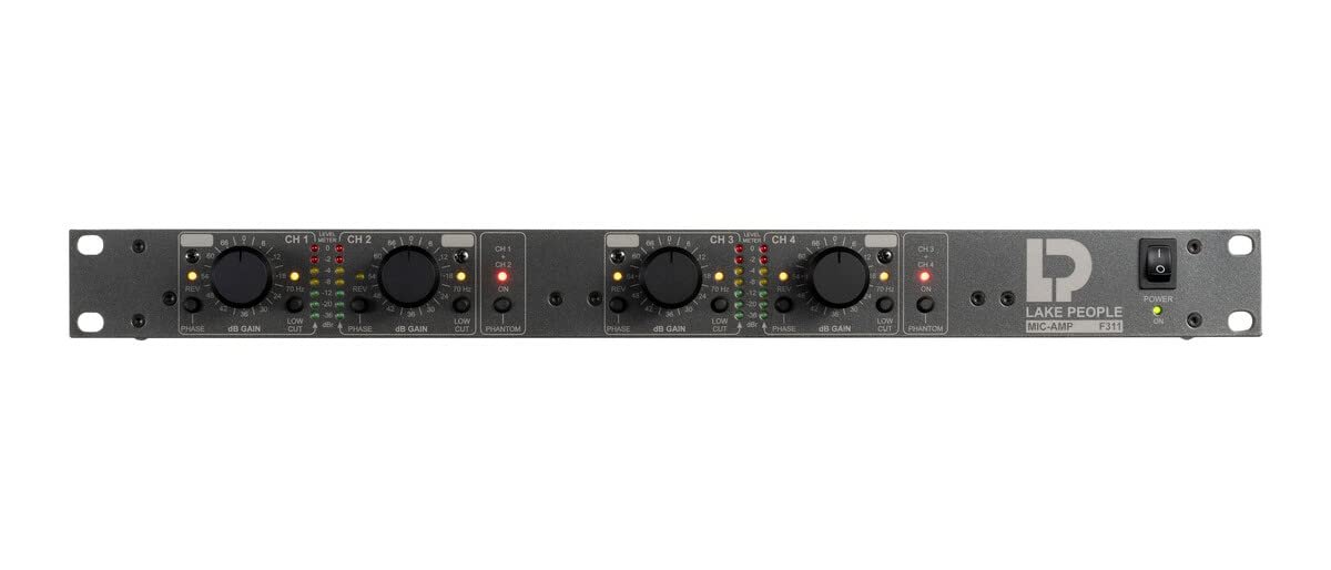 Lake People 4-Channel Microphone Preamplifier (LP-F311-Q-U)