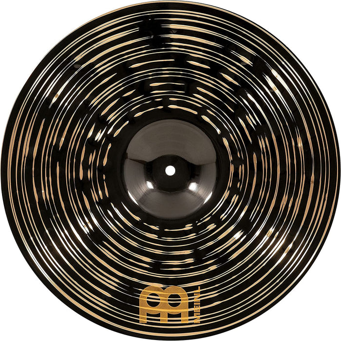 Meinl Cymbals Classics Custom Dark 17" Crash Cymbal — Made in Germany — for Rock, Metal and Fusion, 2-Year Warranty (CC17DAC)