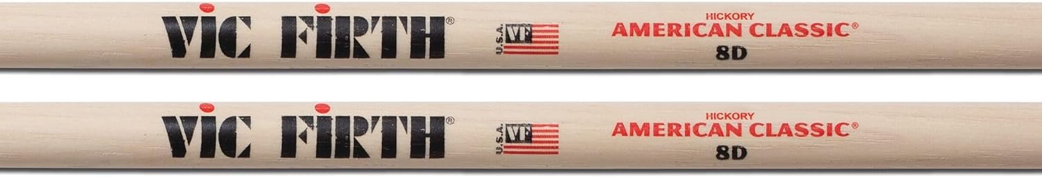 Vic Firth American Classic Hickory Drumsticks Wood 8D