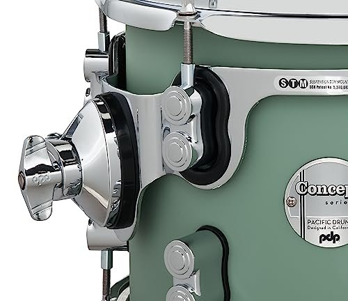 PDP Concept Maple Series 3-Piece Rock Shell Pack, Satin Seafoam (PDCM24RKSF)