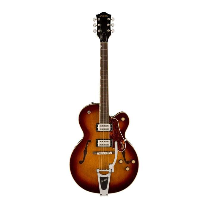 Gretsch G2420T Streamliner 6-String Right-Handed Electric Guitar with Bigsby Tailpiece Arched Maple Hollow Body, All-New BroadTron BT-3S Pickups and Versatile Controls (Havana Burst)