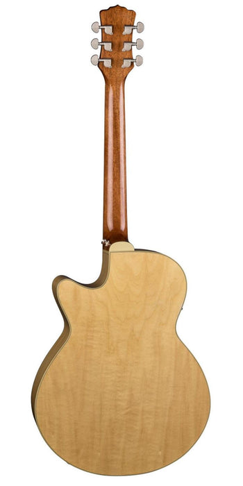 Luna Flora Rose Acoustic-electric Guitar - Gloss Natural Quilted Maple