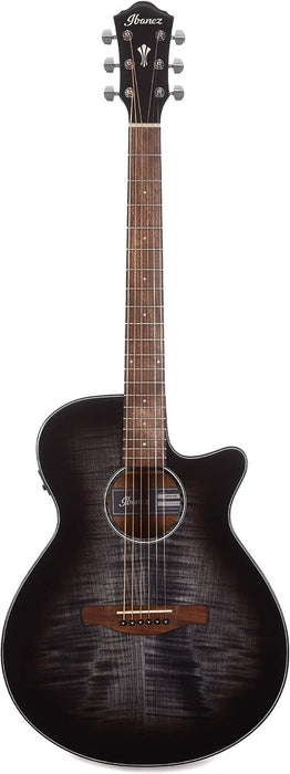 Ibanez AEG70 Acoustic-Electric Guitar - Transparent Charcoal Burst High Gloss (AEG70TCH)