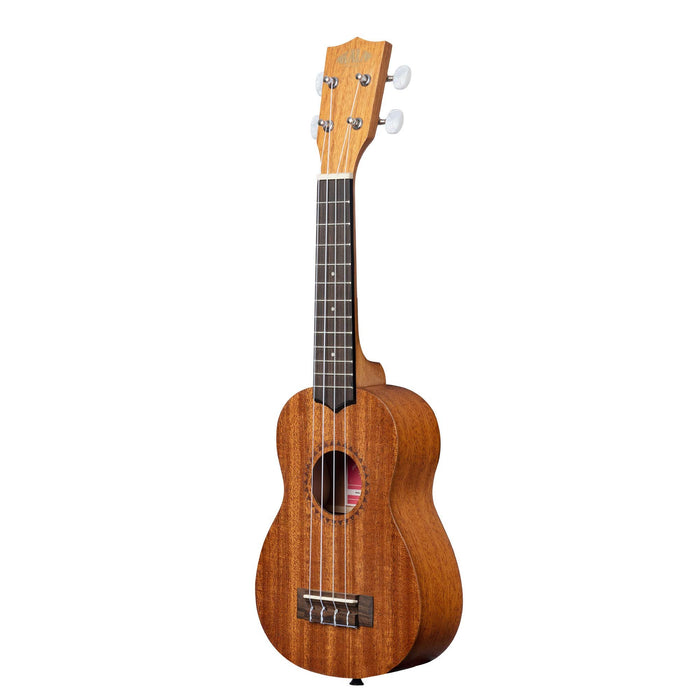 Kala 4-String Ukulele, Natural, Soprano (KA-15S-BNDL)