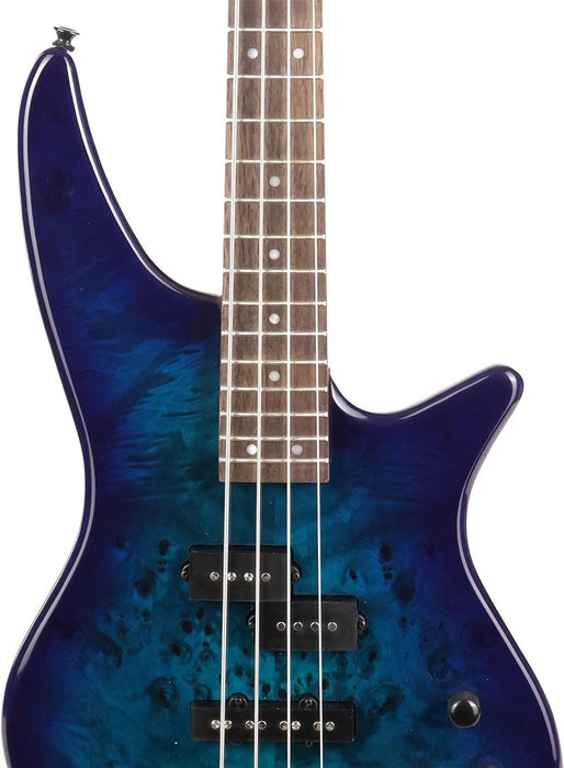 Jackson JS Series Spectra Bass JS2P, Blue Burst, Laurel Fingerboard (291-9004-586)