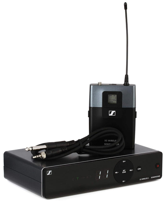 Sennheiser Consumer Audio XSW 1-CI1-A Instrument Wireless Microphone, A Range 548-572 MHz,Black