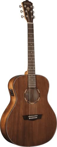 Washburn Woodline 10 Series 6 String Acoustic-Electric Guitar, Natural (WLO12SE-O-U)