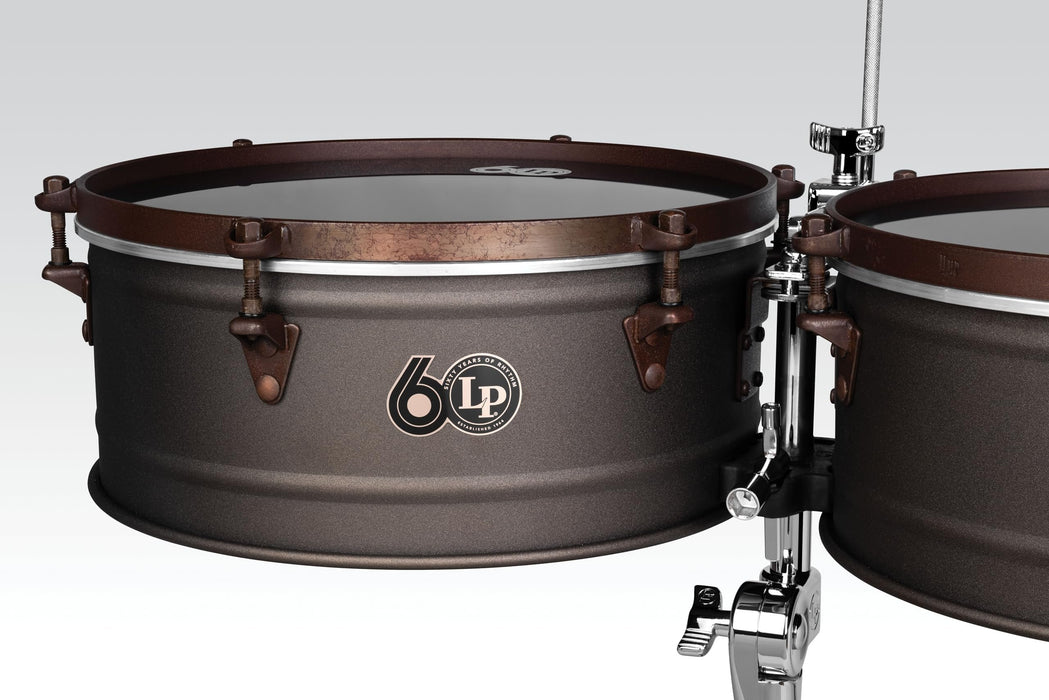 LP LP60 60th Anniversary 14 and 15", Antique Rustic Bronze Hardware Timbale Set (LP1415-60)