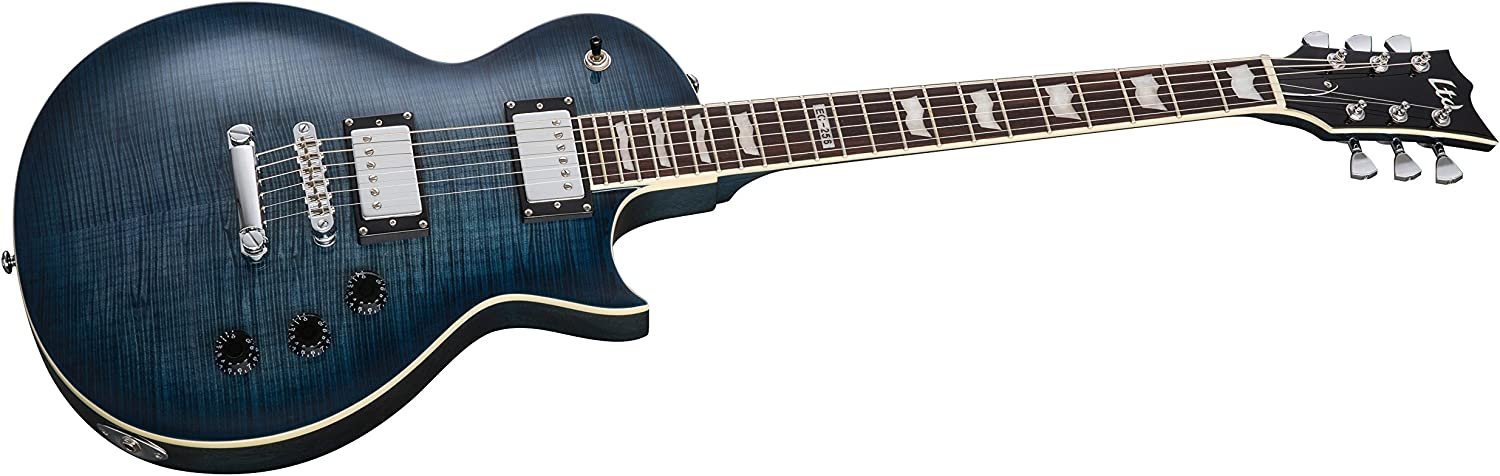 ESP LTD EC-256FM Electric Guitar, Cobalt Blue